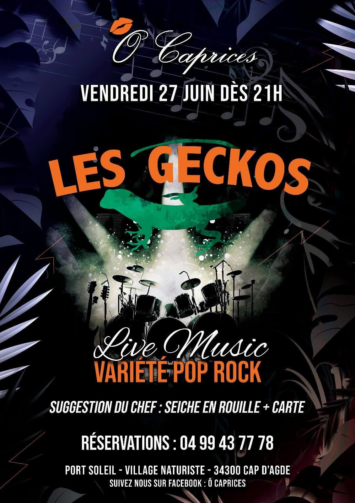 Visuel de l'événement Soirée LIVE & SAVEURS au Cap d'Agde