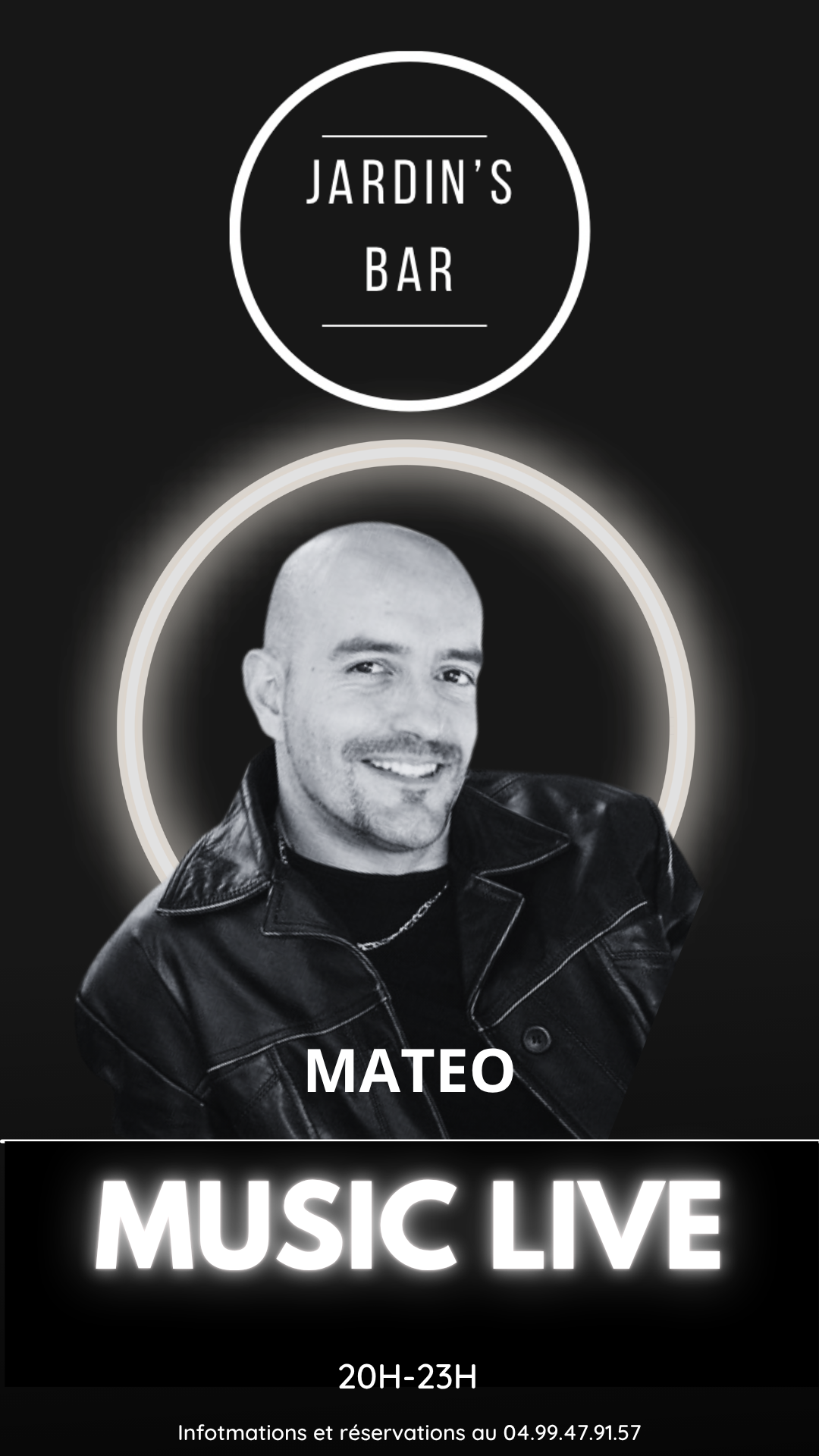 Visuel de l'événement Music Live avec Mateo au Cap d'Agde