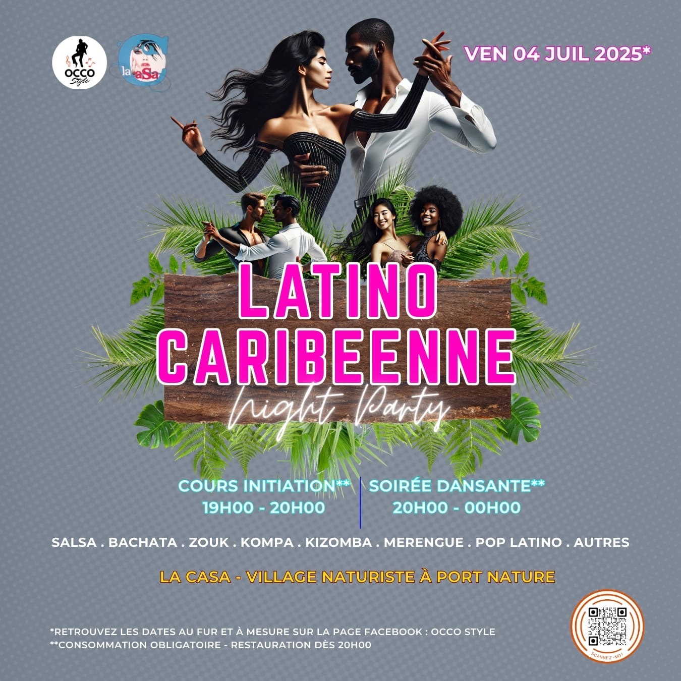 Visuel de l'événement Latino Caribbean Night Party au Cap d'Agde