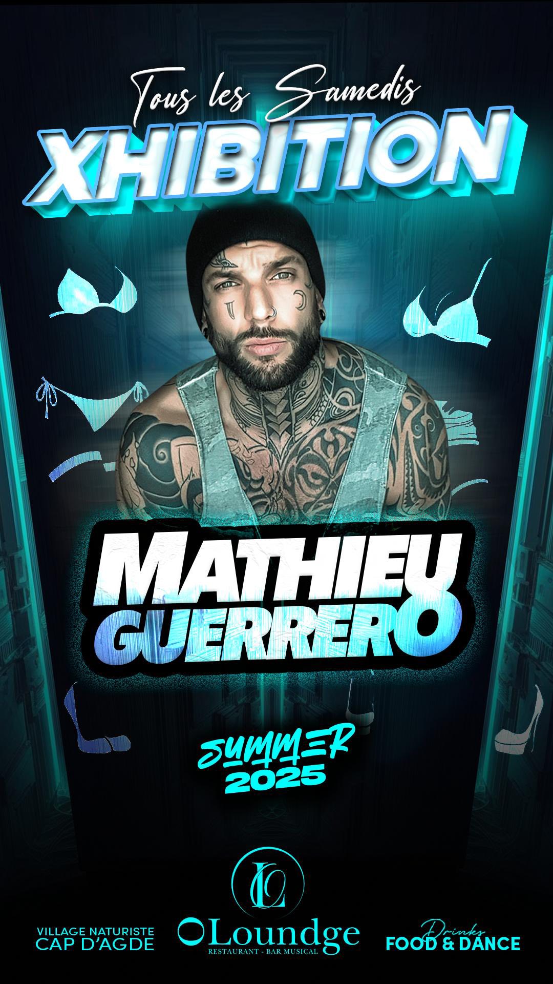 Visuel de l'événement Soirée XHIBITION au Cap d'Agde