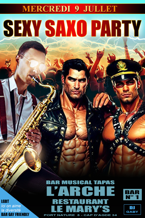 Visuel de l'événement Sexy Saxo Party au Cap d'Agde