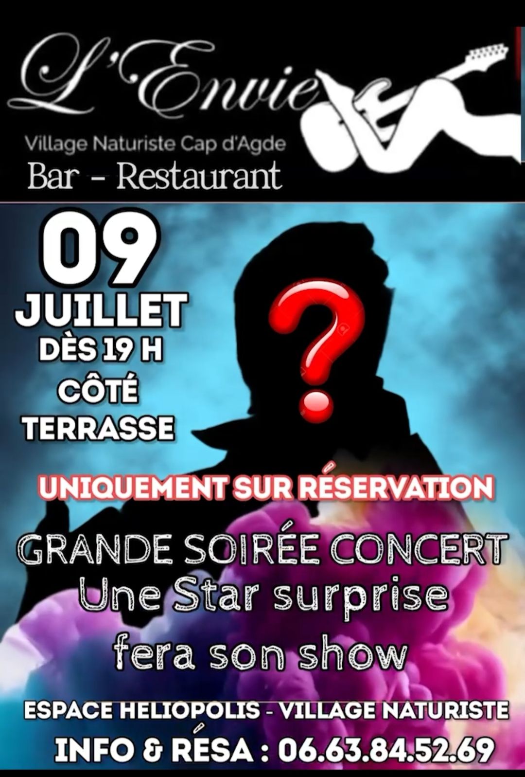 Visuel de l'événement Star surprise au Cap d'Agde