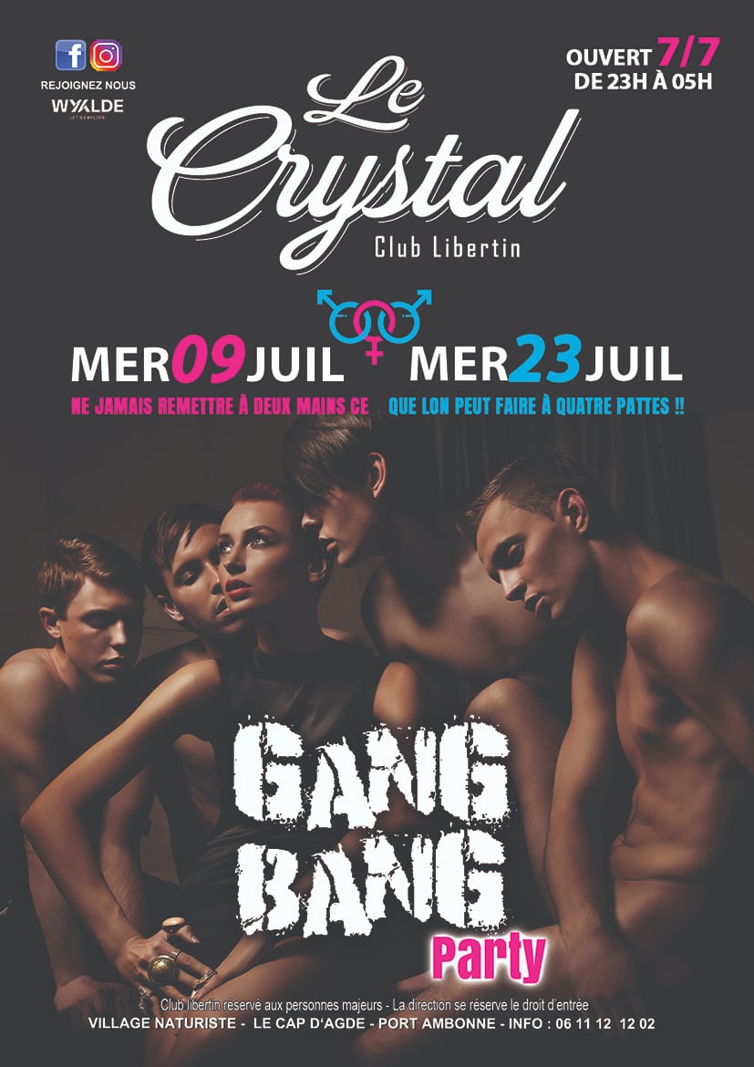 Visuel de l'événement Gang Bang au Cap d'Agde
