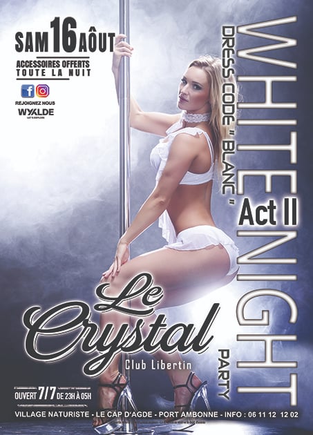 Visuel de l'événement White Night au Cap d'Agde