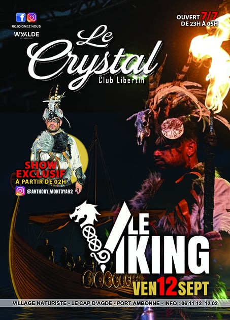 Visuel de l'événement Soirée Le Viking au Cap d'Agde