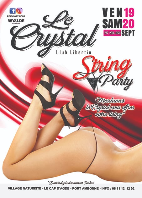 Visuel de l'événement String Party au Cap d'Agde