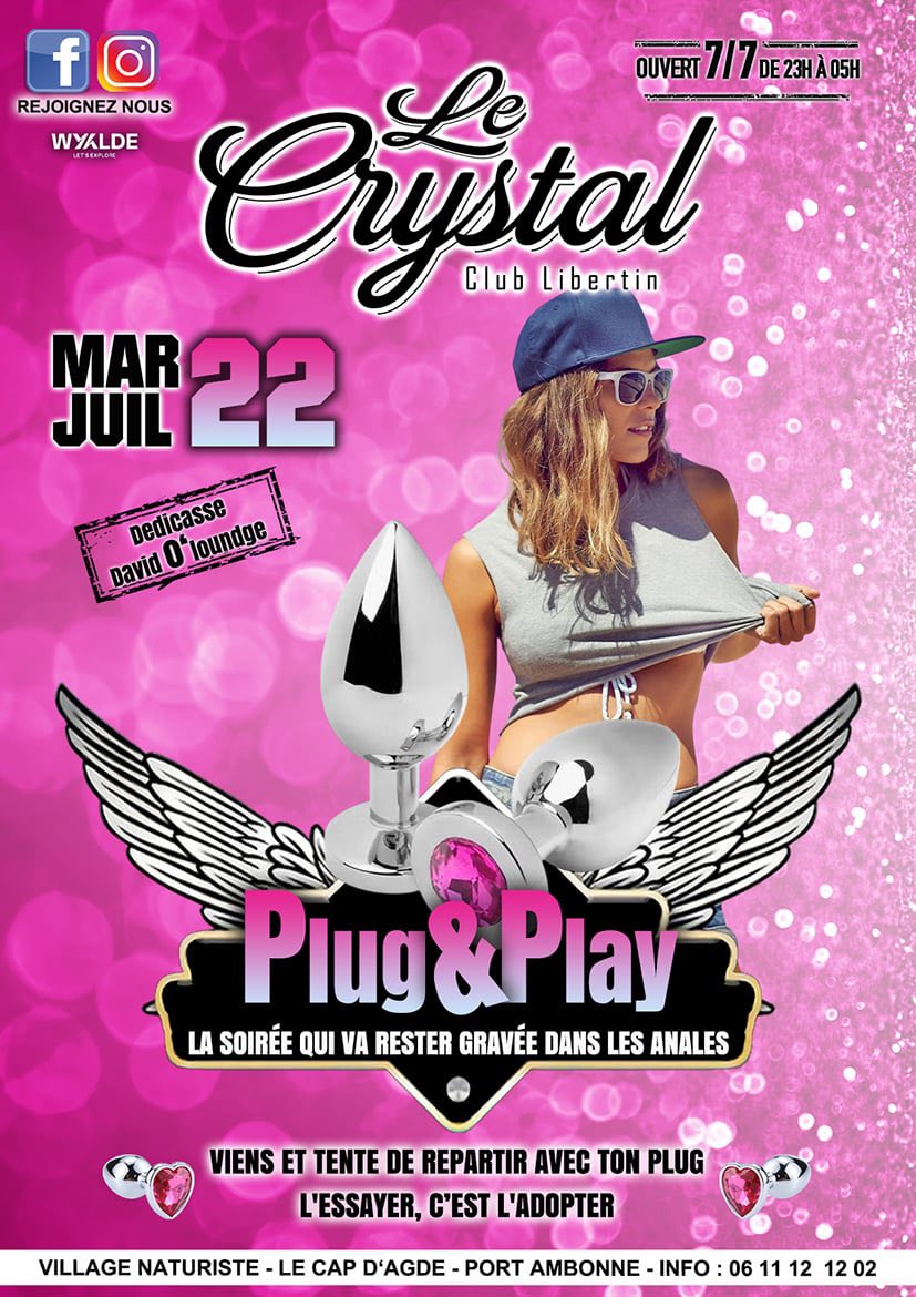 Visuel de l'événement Soirée Plug & Play au Cap d'Agde