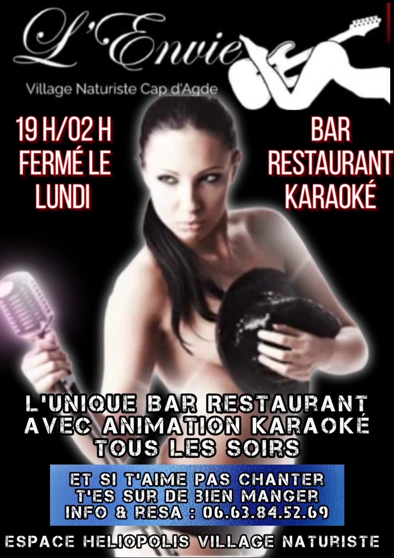 Visuel de l'événement 100% karaoké au Cap d'Agde