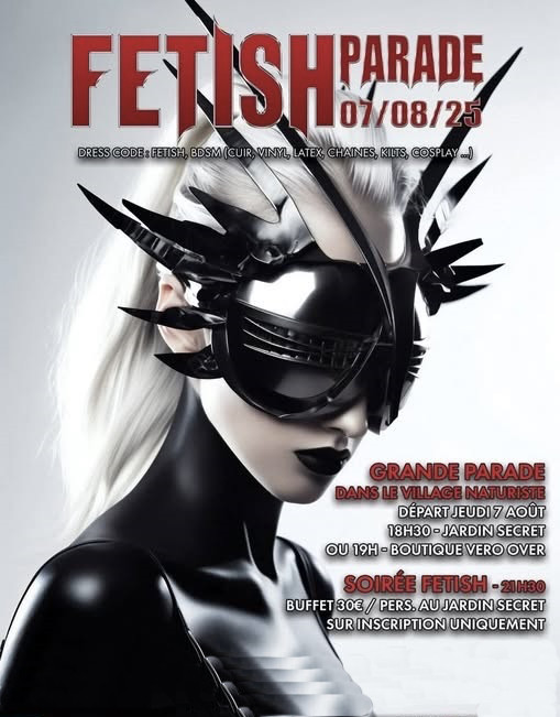 Visuel de l'événement Buffet Spécial Soirée Fétish au Cap d'Agde