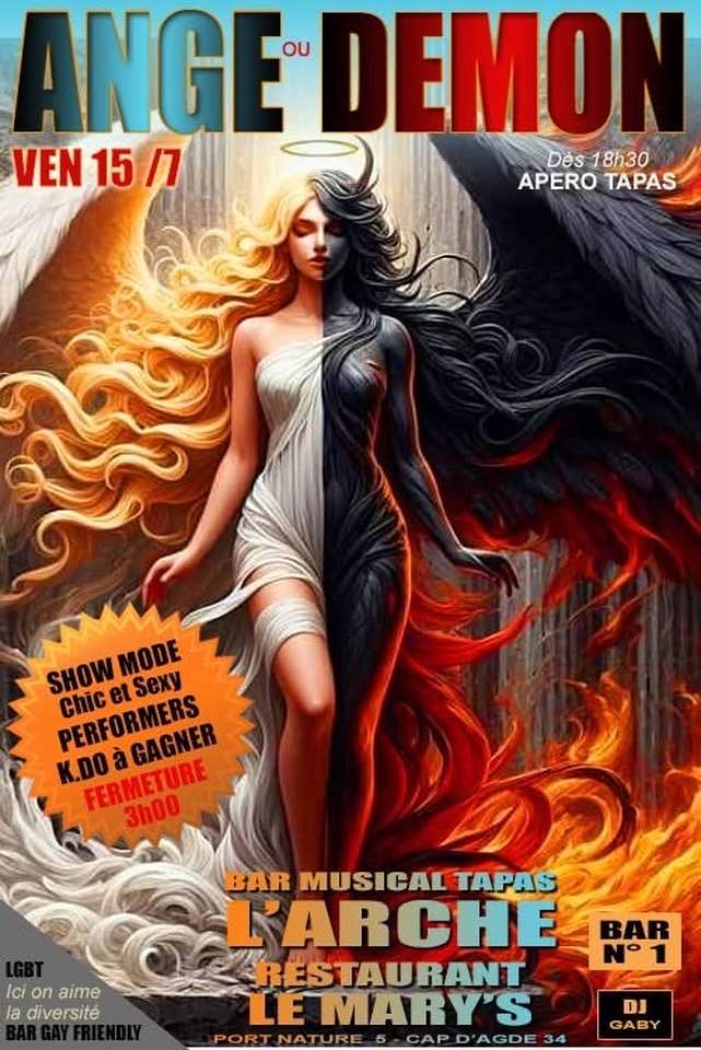 Visuel de l'événement Ange ou Démon au Cap d'Agde