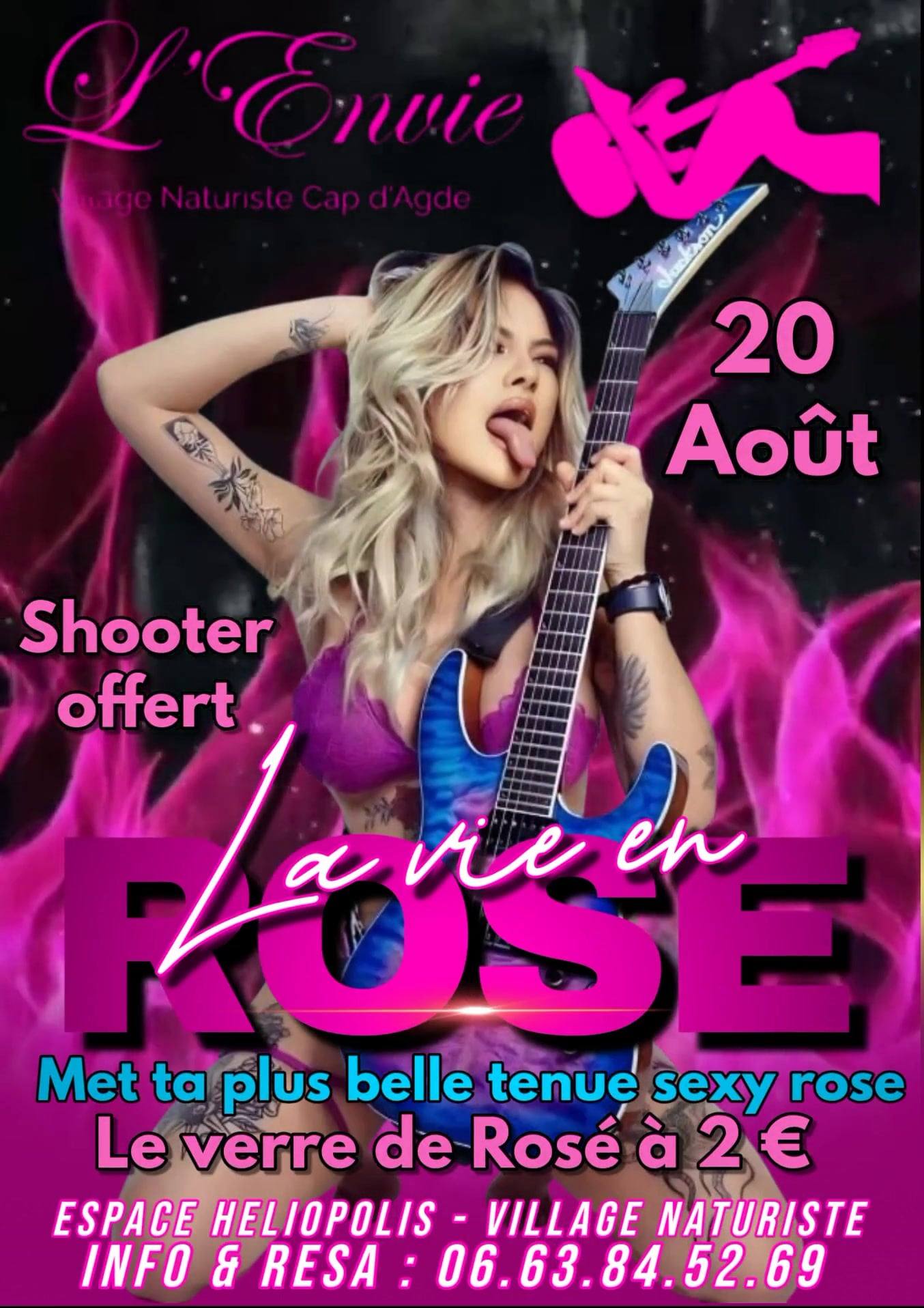 Visuel de l'événement La Vie en Rose au Cap d'Agde