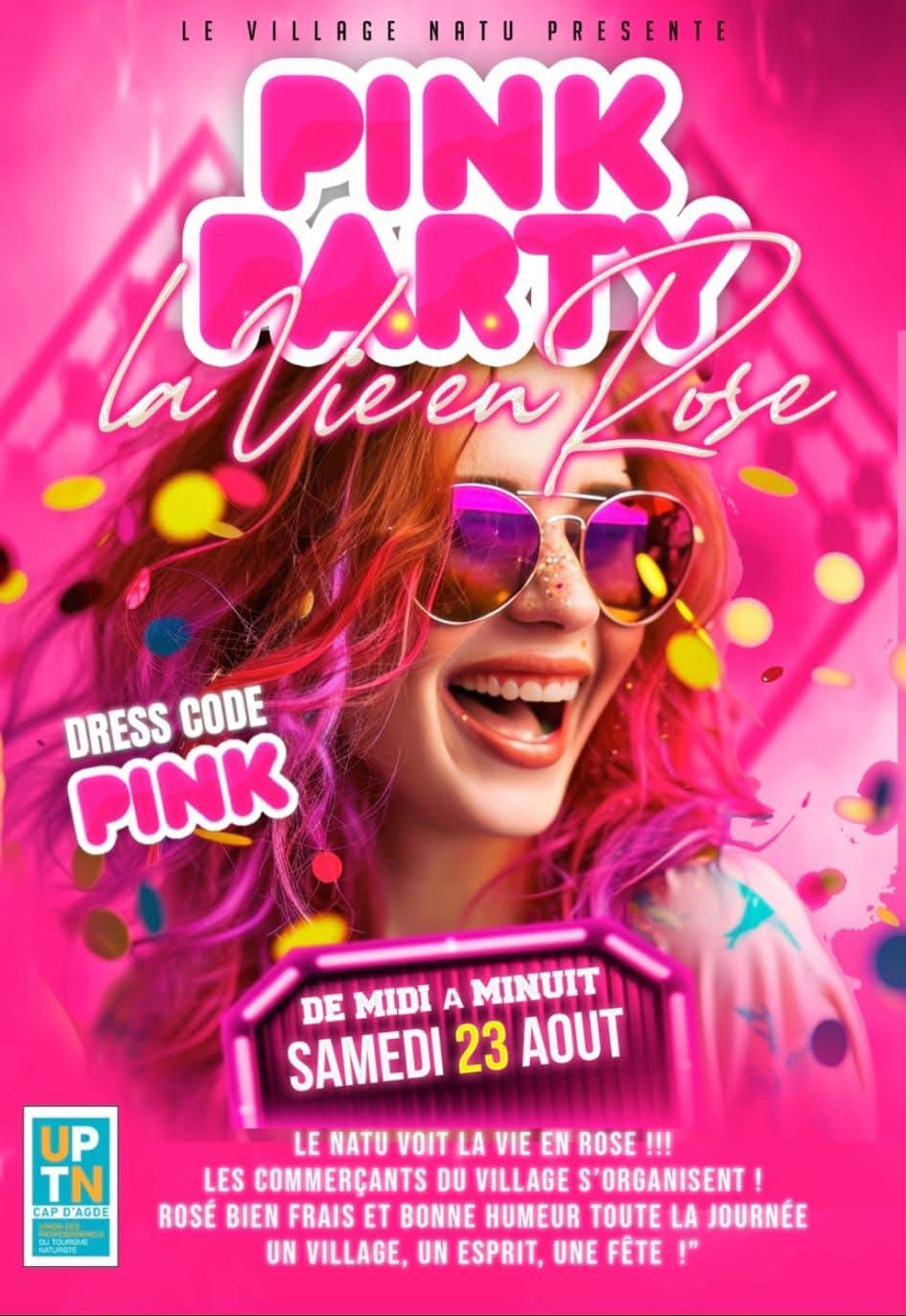 Visuel de l'événement Le Village voit la vie en rose au Cap d'Agde