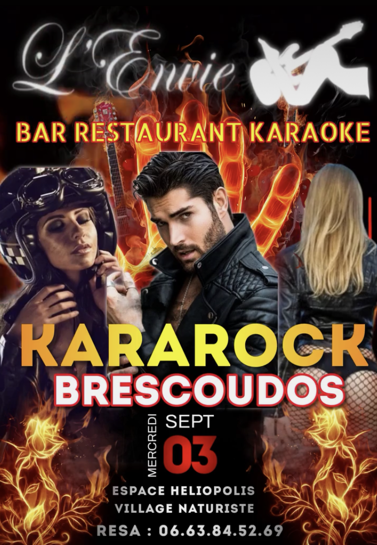 Visuel de l'événement Soirée KARAROCK au Cap d'Agde