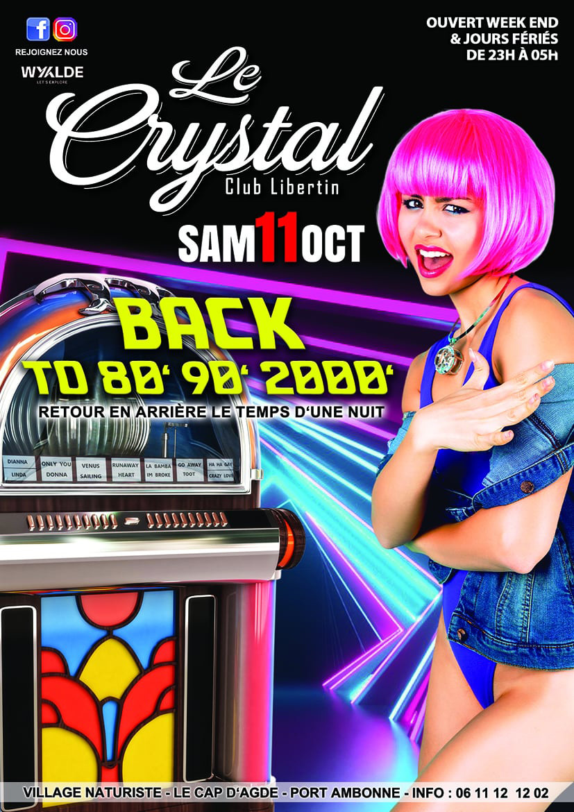 Visuel de l'événement Back to 80' 90' 2000' au Cap d'Agde