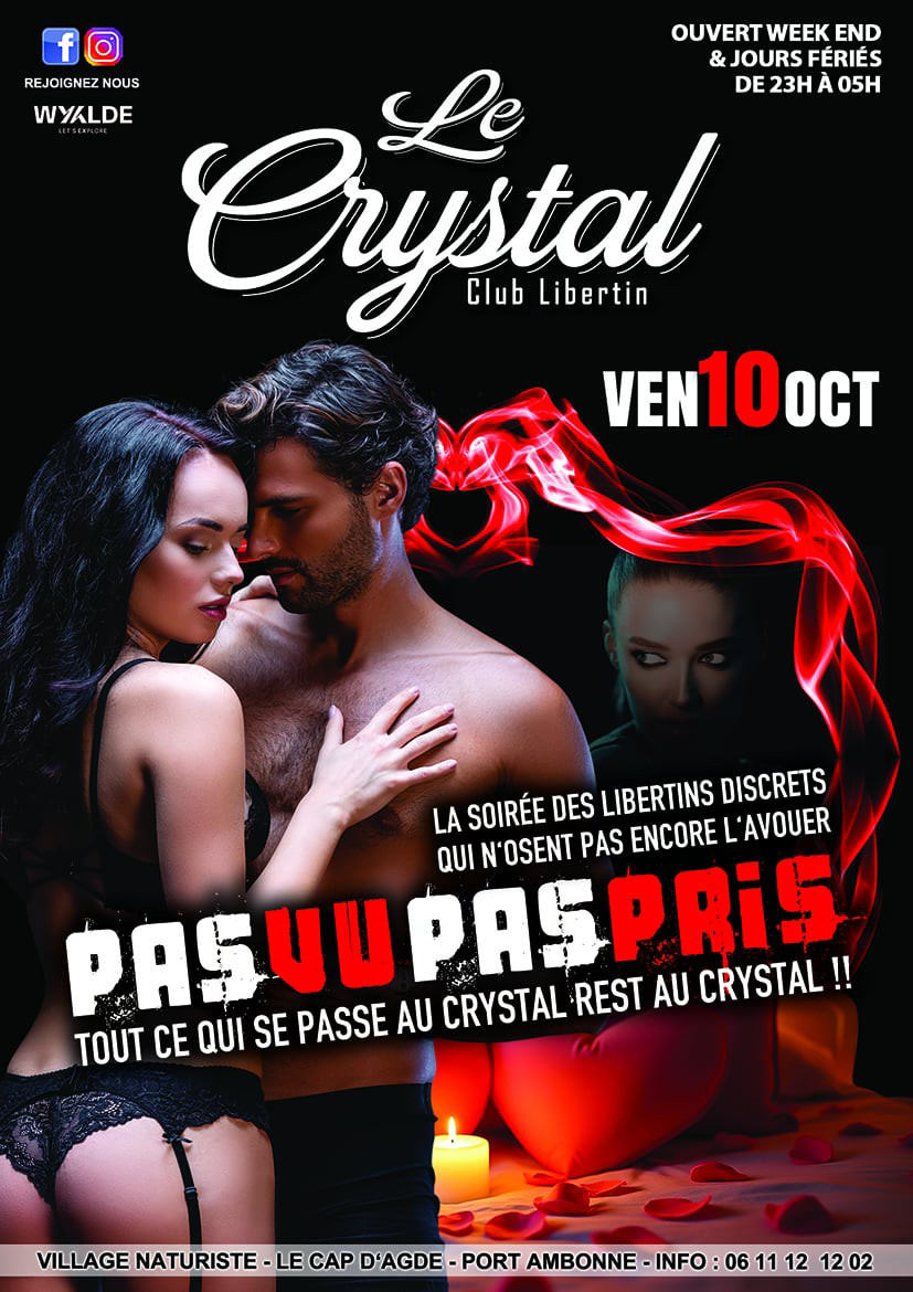 Visuel de l'événement Soirée "Pas vu, pas pris" au Cap d'Agde