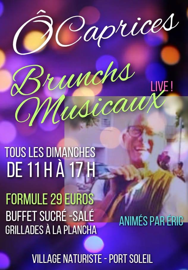 Visuel de l'événement Brunchs Musicaux au Cap d'Agde