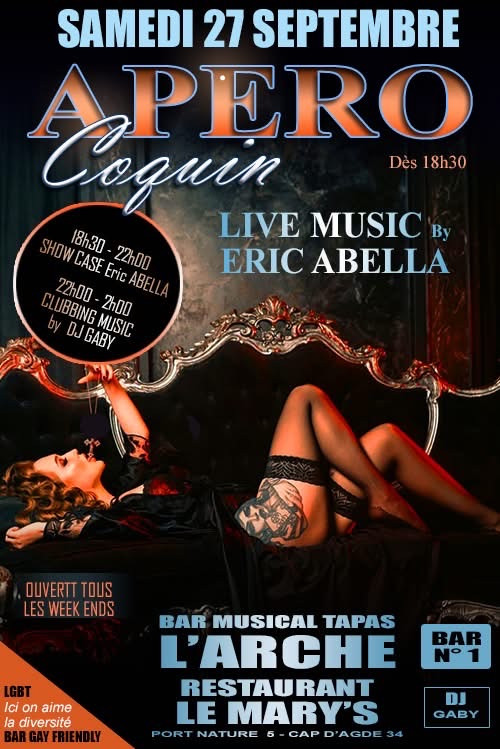 Visuel de l'événement Apéro coquin au Cap d'Agde