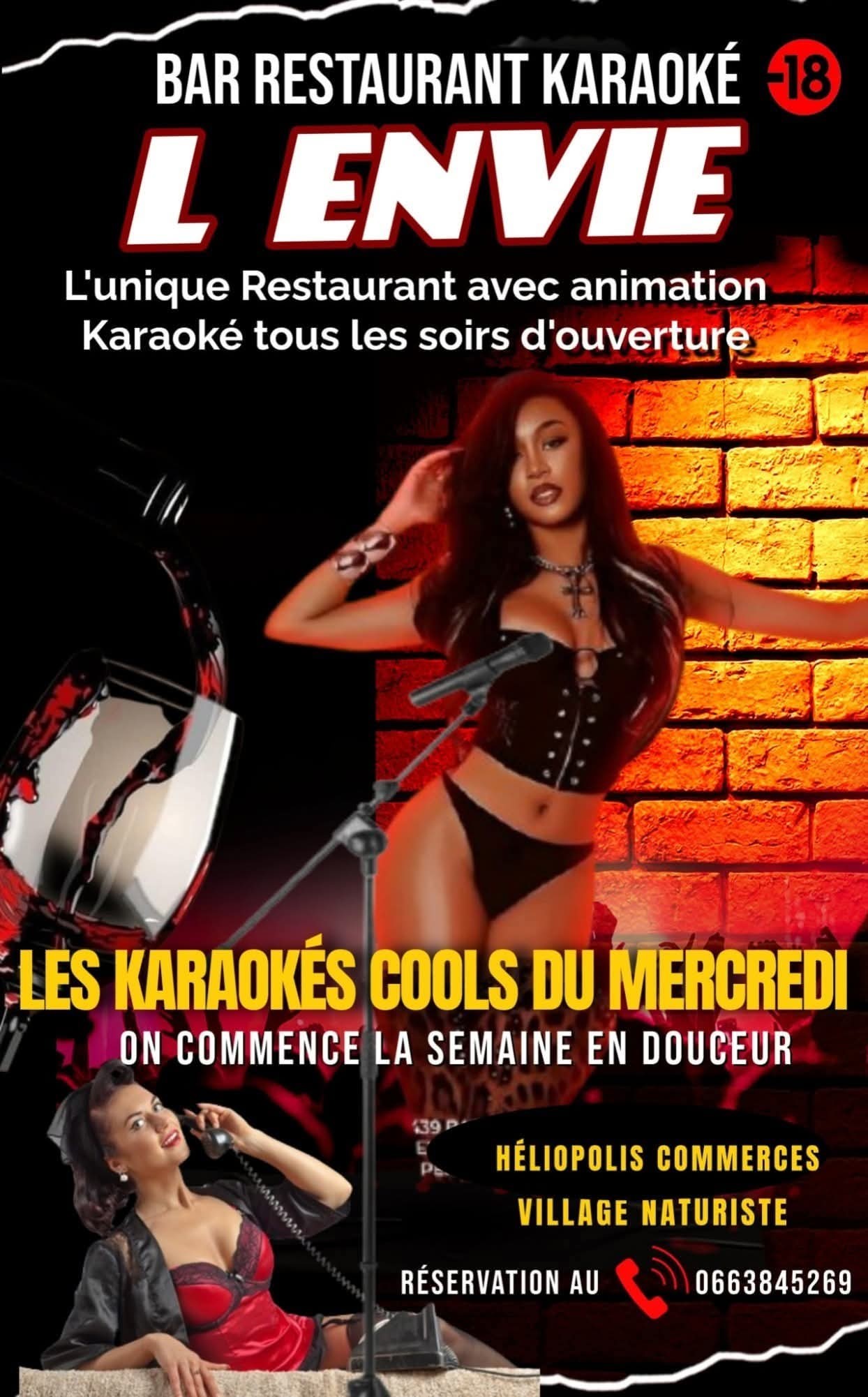 Visuel de l'événement Karaokés cool du mercredi au Cap d'Agde