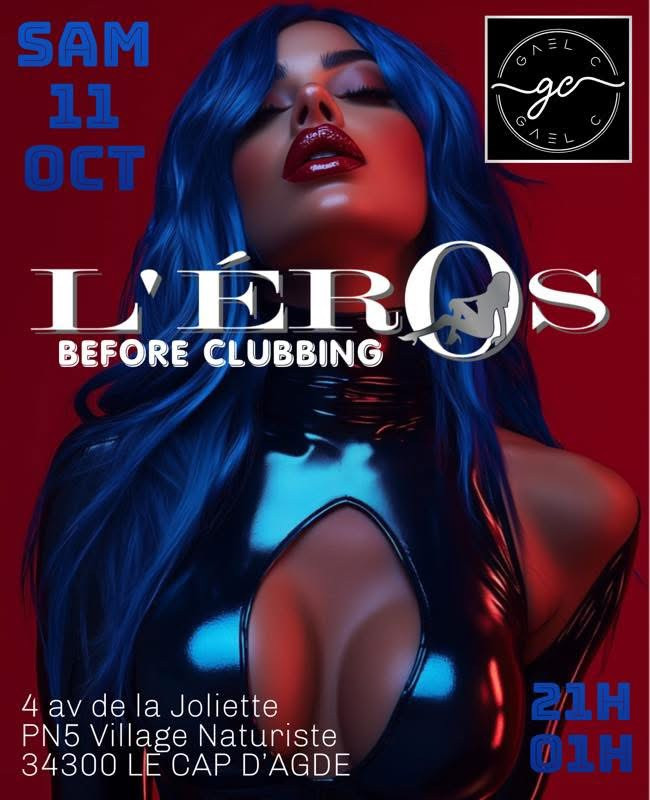 Visuel de l'événement SOIRÉE AU CLUB L’EROS au Cap d'Agde