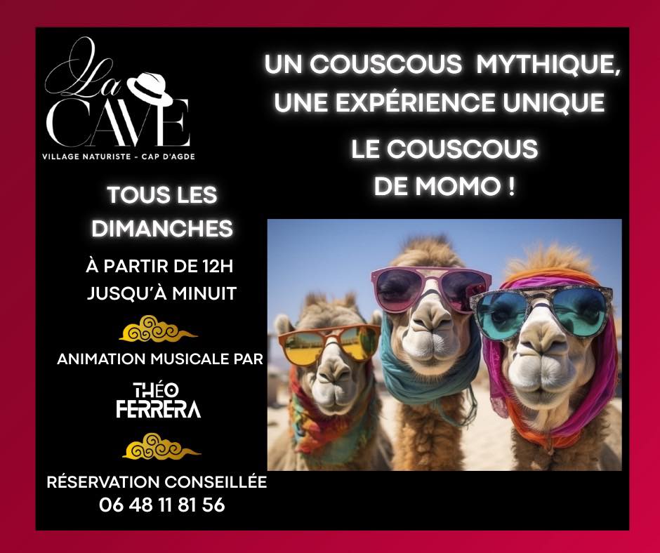 Visuel de l'événement Couscous Royal au Cap d'Agde