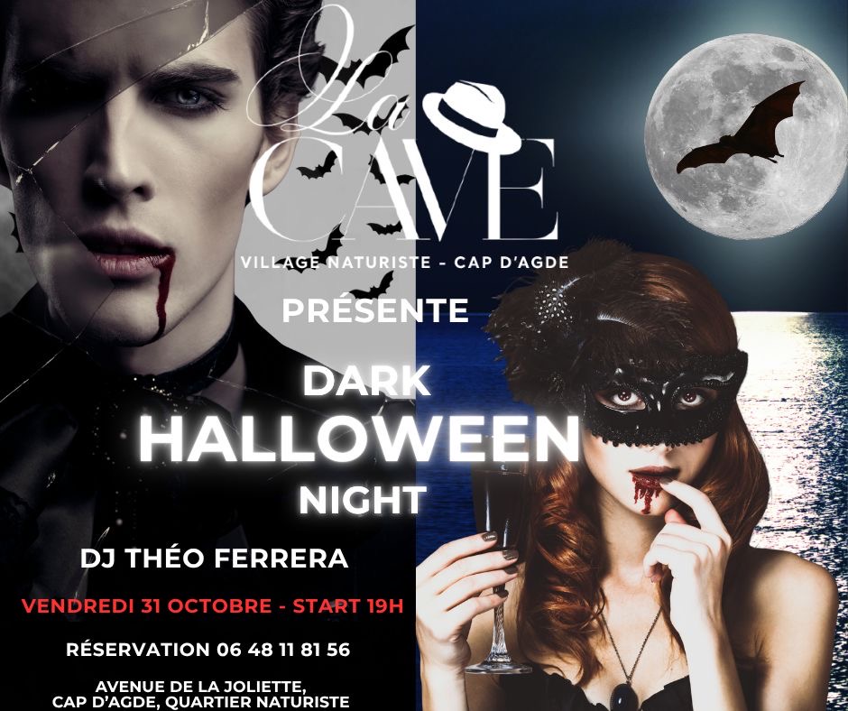 Visuel de l'événement DARK HALLOWEEN NIGHT au Cap d'Agde