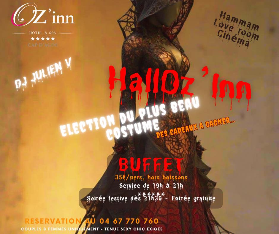 Visuel de l'événement Halloz’Inn Party au Cap d'Agde
