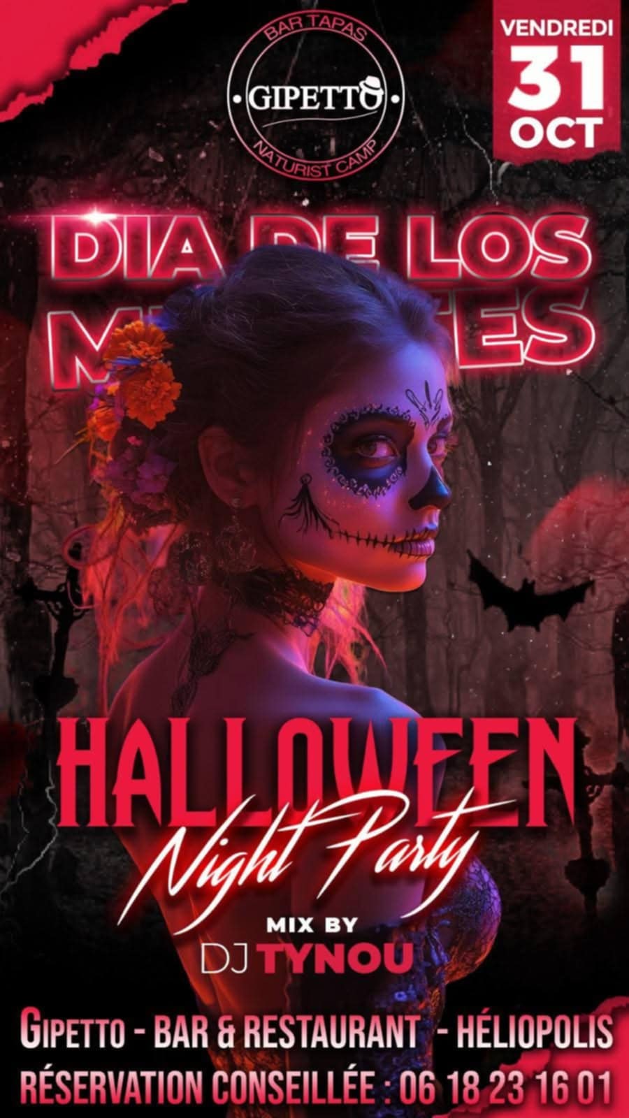 Visuel de l'événement Halloween Night Party au Cap d'Agde