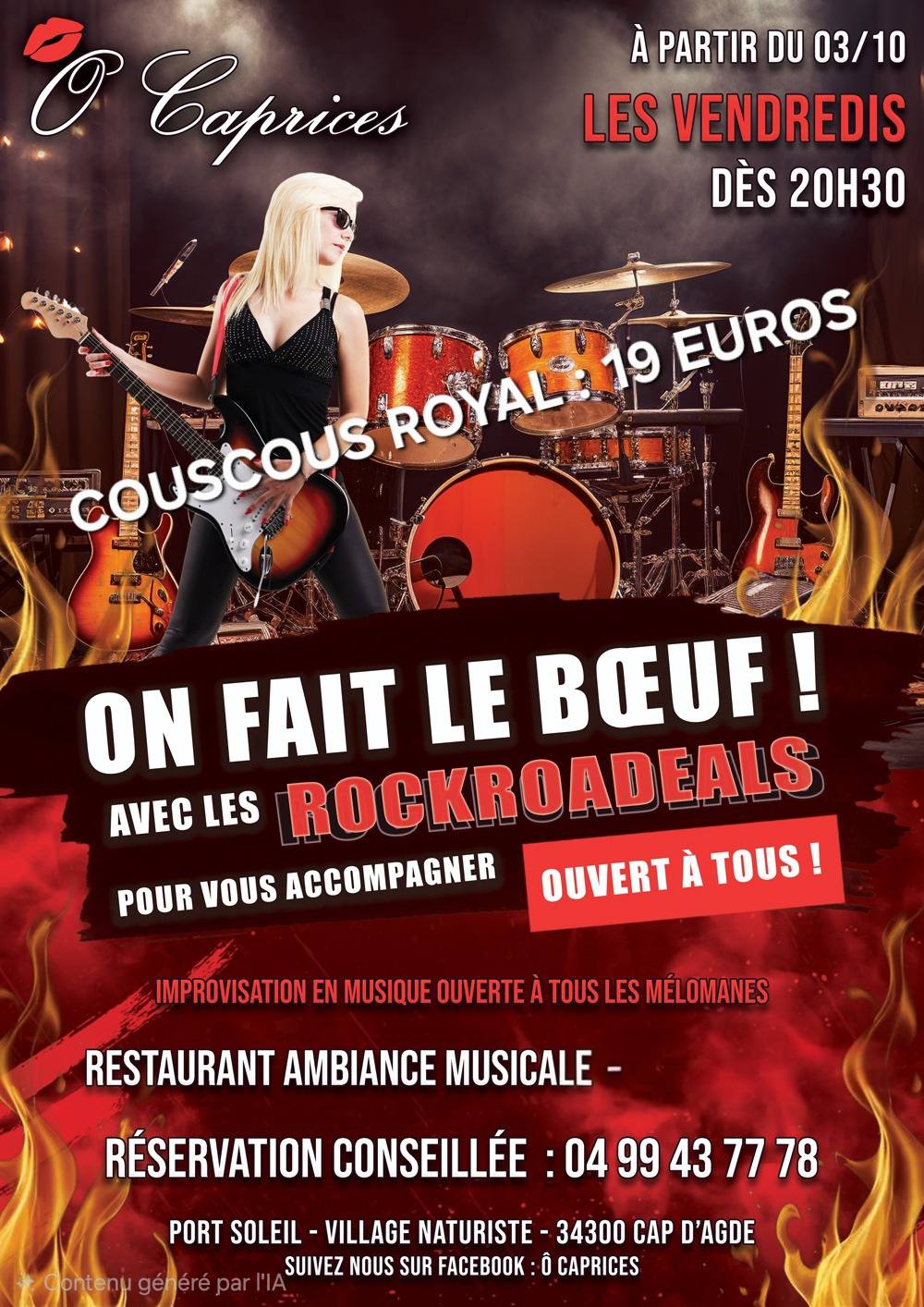 Visuel de l'événement Couscous Royal au Cap d'Agde