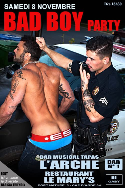 Visuel de l'événement Bad Boy Party au Cap d'Agde