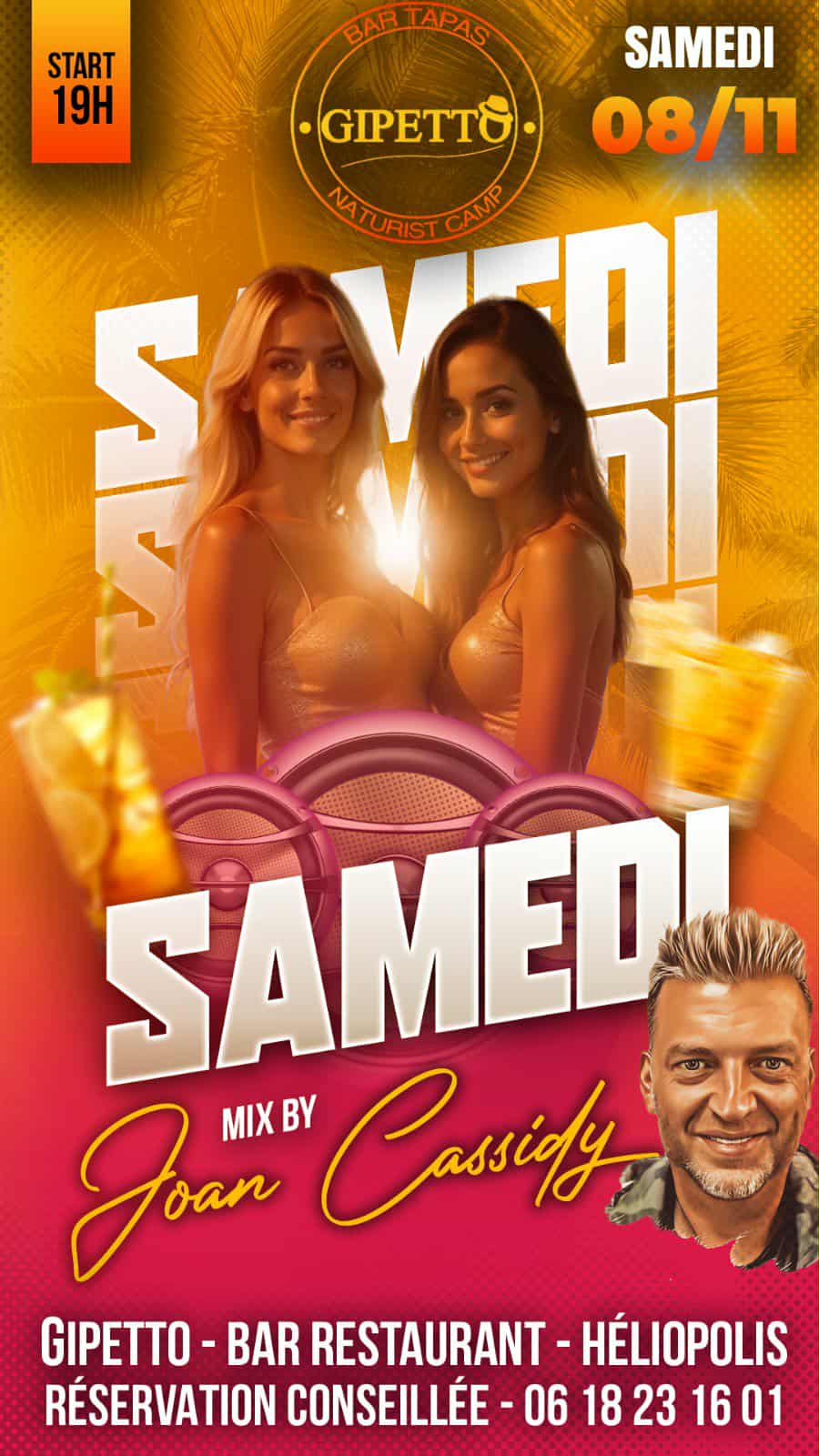 Visuel de l'événement Soirée SAMEDI au Cap d'Agde