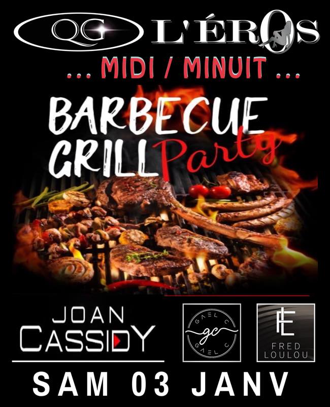 Visuel de l'événement Closing Winter - Barbecue Grill Party au QG – Eros au Cap d'Agde