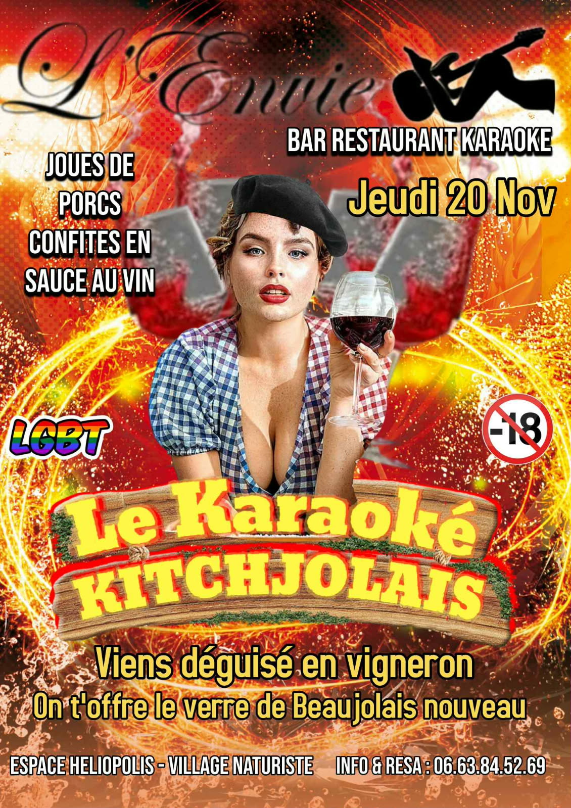 Visuel de l'événement Soirée Kitchjolais au Cap d'Agde