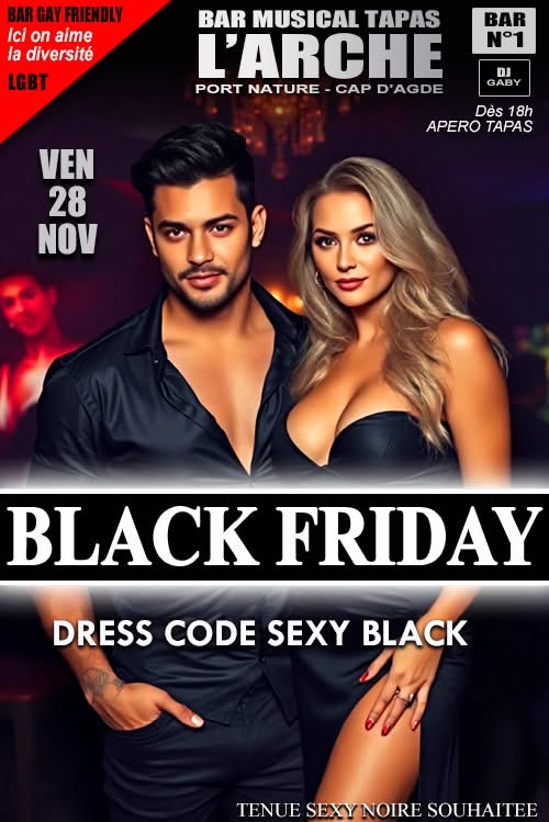 Visuel de l'événement Black Friday au Cap d'Agde