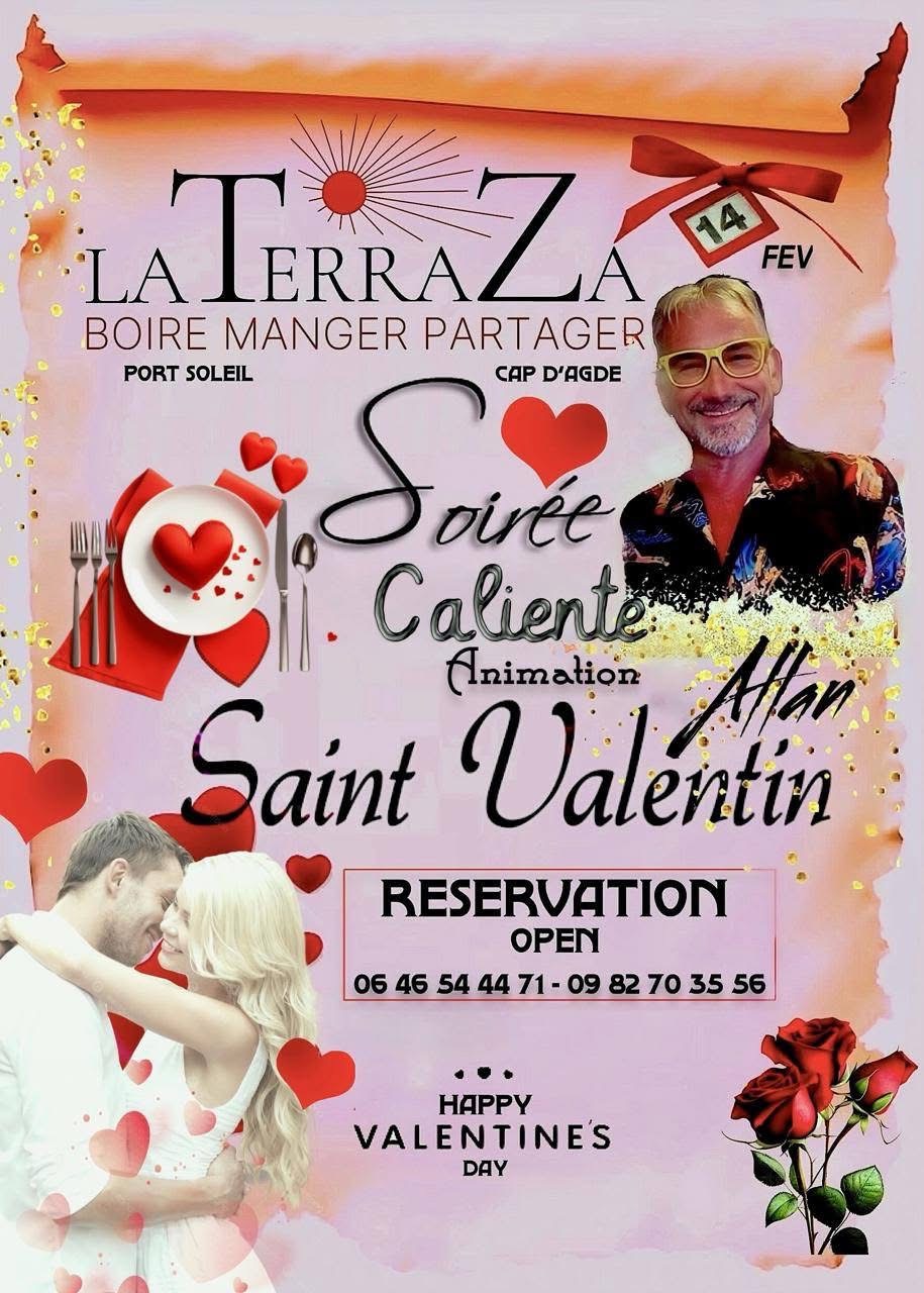 Visuel de l'événement Soirée spéciale Saint Valentin au Cap d'Agde