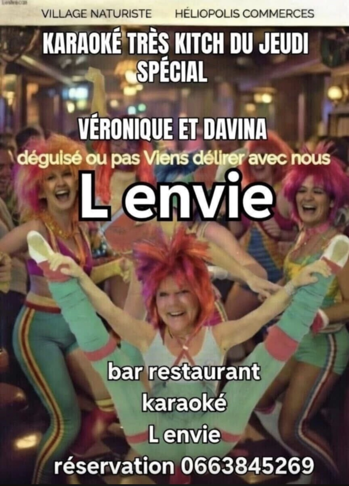Visuel de l'événement Soirée Venonique et Davina au Cap d'Agde