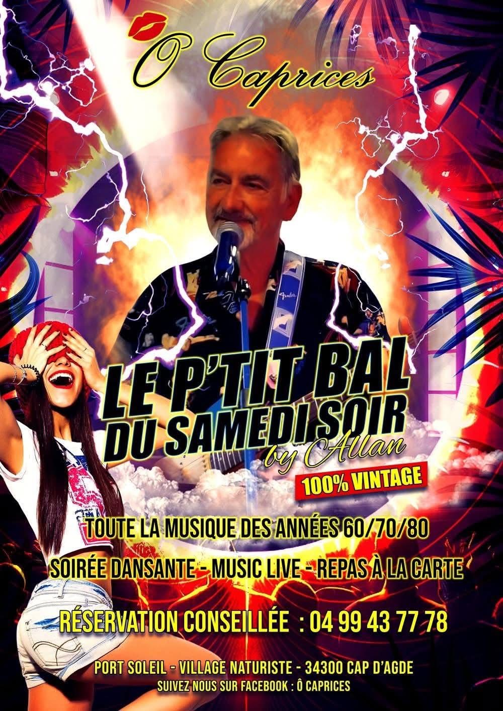 Visuel de l'événement Le Petit Bal du Samedi soir au Cap d'Agde