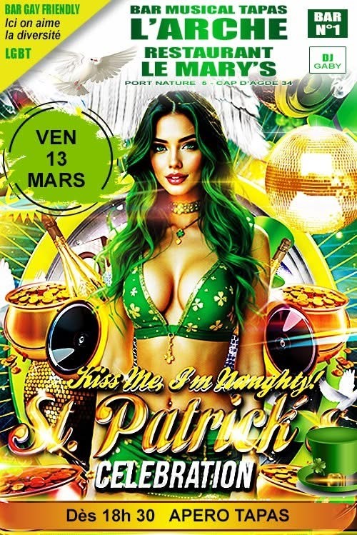 Visuel de l'événement Spéciale Saint-Patrick ! 🍀 au Cap d'Agde