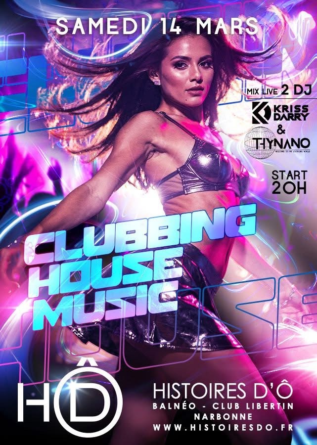 Visuel de l'événement Clubbing House Music ! 🔥🎧 au Cap d'Agde