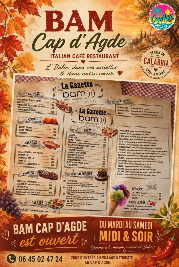 L’ITALIE DANS VOS ASSIETTES… ET DANS NOTRE CŒUR !