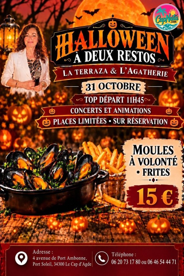 HALLOWEEN À DEUX RESTOS : DOUBLE DOSE DE BONNE HUMEUR !
