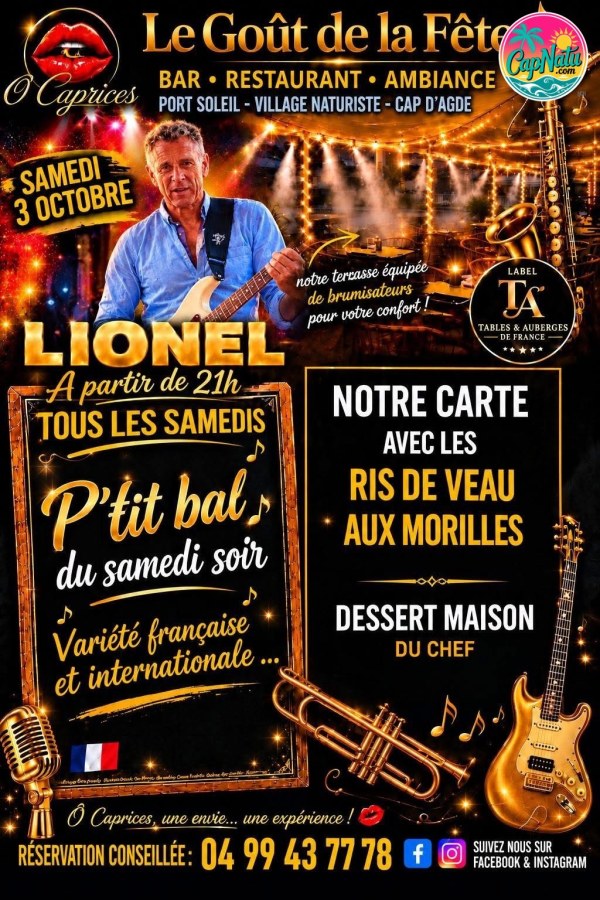 Les samedis ont le goût de la fête chez Ô Caprices !