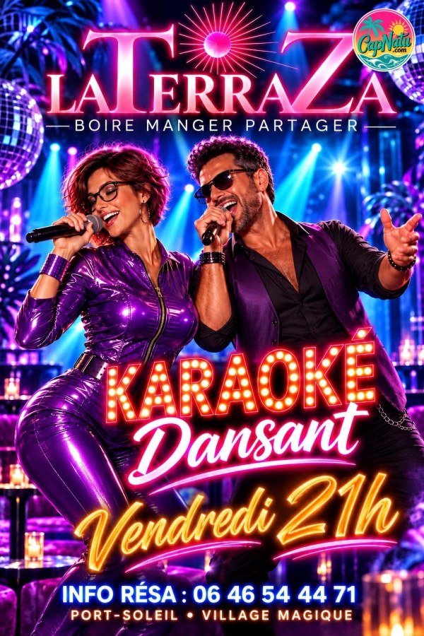 VENDREDI, C’EST VOUS LA STAR À LA TERRAZA !