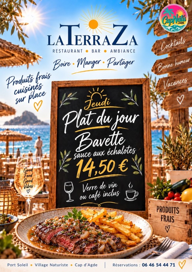 Ce jeudi, régalez-vous à La TerraZa !
