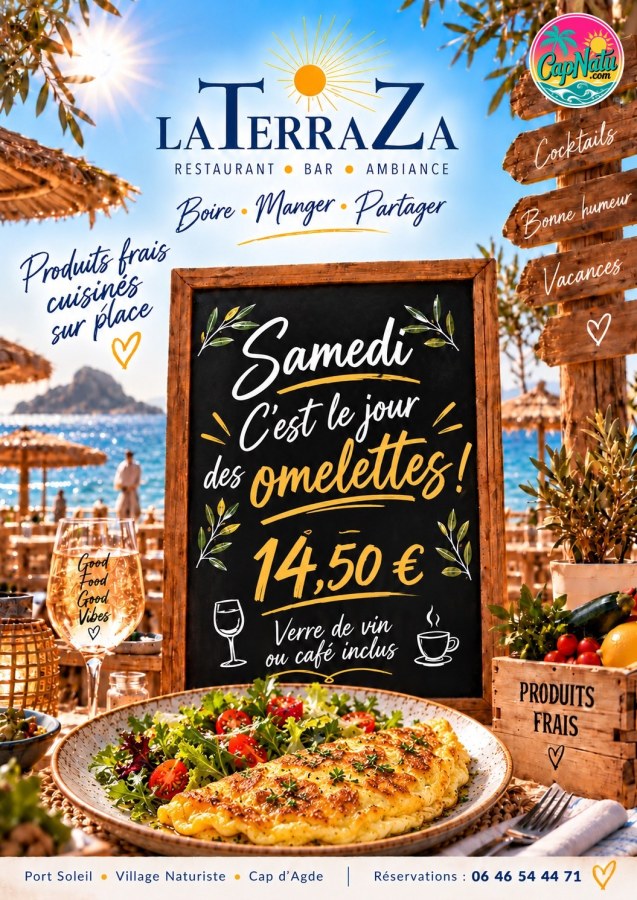 Samedi, c’est le jour des omelettes à La TerraZa !