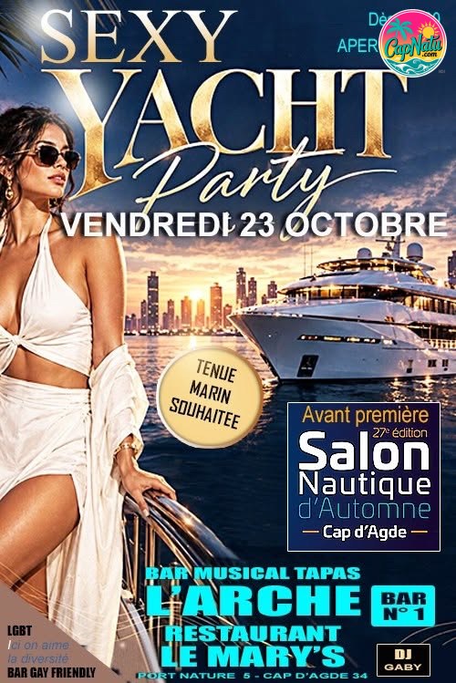CAP SUR LA SEXY YACHT PARTY !