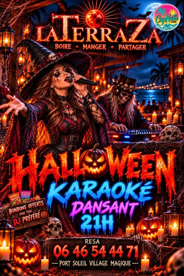 SAMEDI, HALLOWEEN S’EMPARE DE LA TERRAZA !