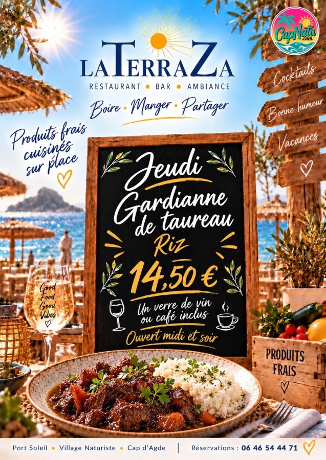 JEUDI, LES SAVEURS DU SUD À LA TERRAZA !