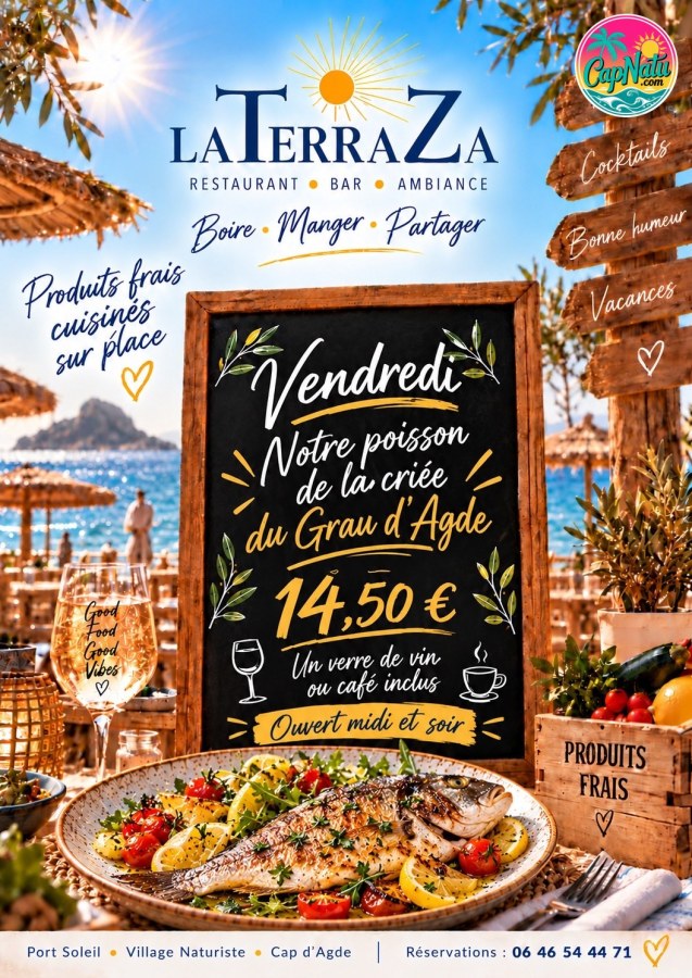 VENDREDI, LA MER S’INVITE À VOTRE TABLE !