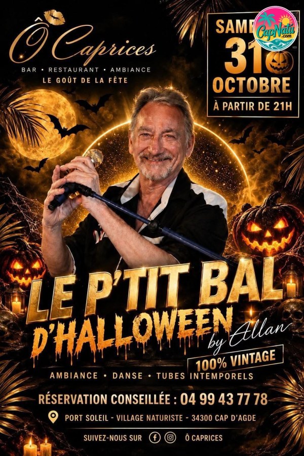 LE P’TIT BAL D’HALLOWEEN CHEZ Ô CAPRICES